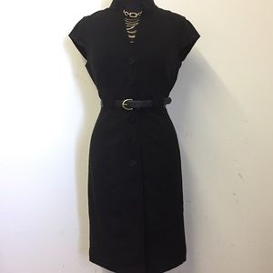 Calvin Klein capped button front dress sz 10